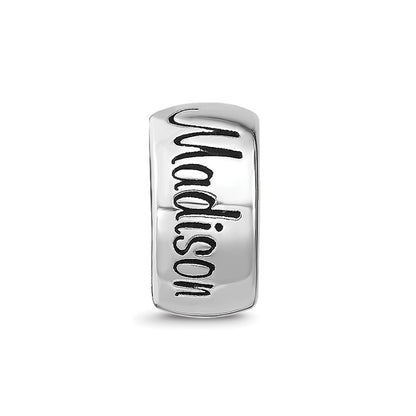 Sterling Silver Reflection Personalized Bead