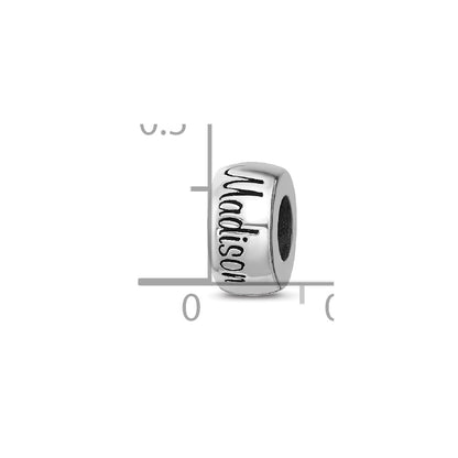 Sterling Silver Reflection Personalized Bead