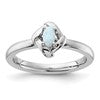 Sterling Silver Stackable Expressions Created Opal Ring