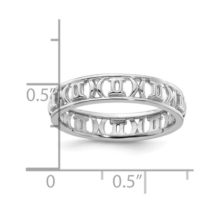 Sterling Silver Stackable Expressions Gemini Zodiac Ring