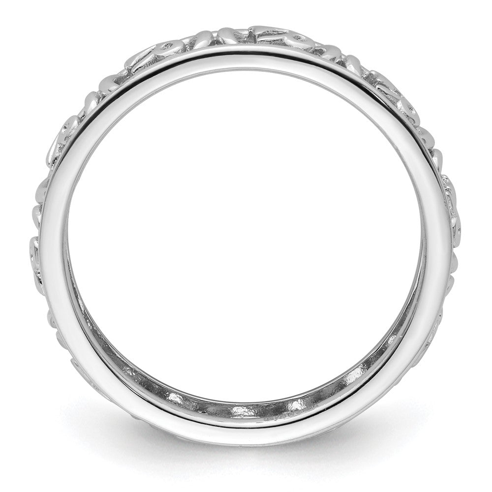Sterling Silver Stackable Expressions Capricorn Zodiac Ring