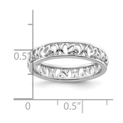 Sterling Silver Stackable Expressions Capricorn Zodiac Ring
