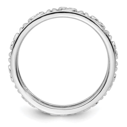 Sterling Silver Stackable Expressions Cancer Zodiac Ring