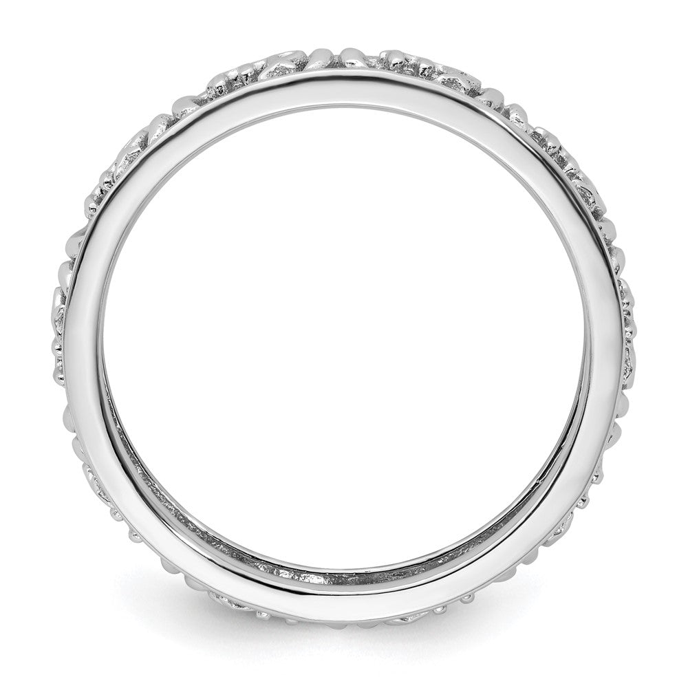 Sterling Silver Stackable Expressions Virgo Zodiac Ring