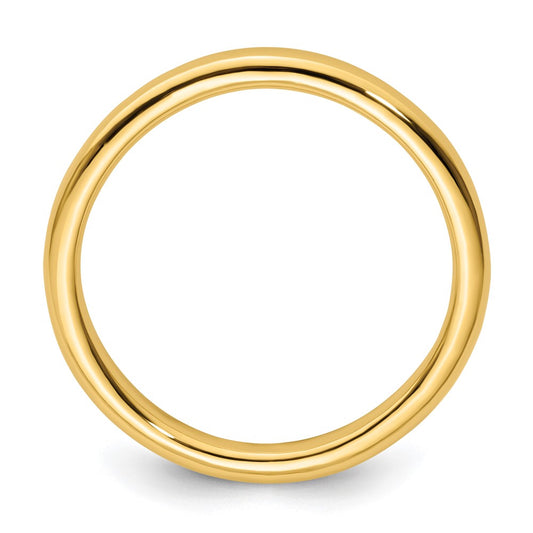 Sterling Silver Stackable Expressions Gold-plated Polished Ring