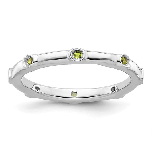 August Birthstone Rings;