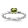 Sterling Silver Stackable Expressions Polished Peridot Ring