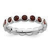 Sterling Silver Stackable Expressions June Crystal Ring