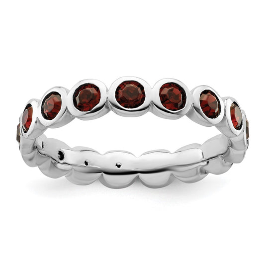 Sterling Silver Stackable Expressions June Crystal Ring