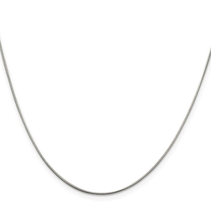 Sterling Silver .8mm Snake Chain w/2in ext.