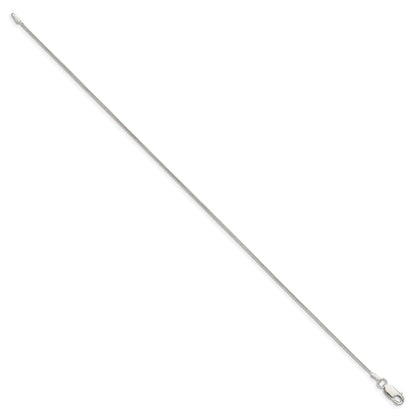Sterling Silver .8mm Snake Chain Anklet
