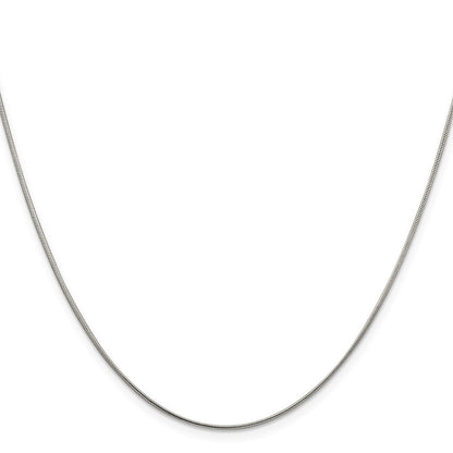 Sterling Silver 1mm Snake Chain
