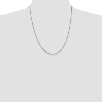 Sterling Silver 1mm Snake Chain w/4in ext.