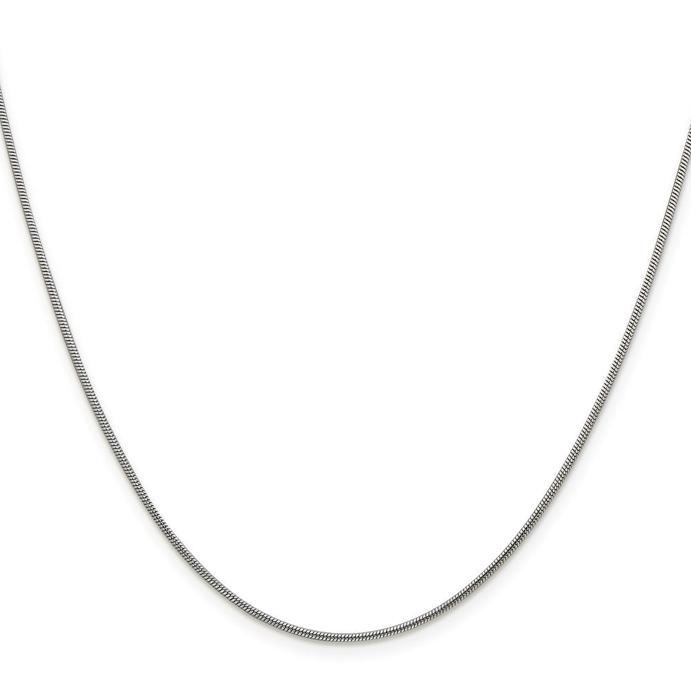 Sterling Silver 1.2mm Snake Chain w/4in ext.