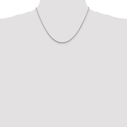 Sterling Silver 1.25mm Snake Chain w/2in ext.