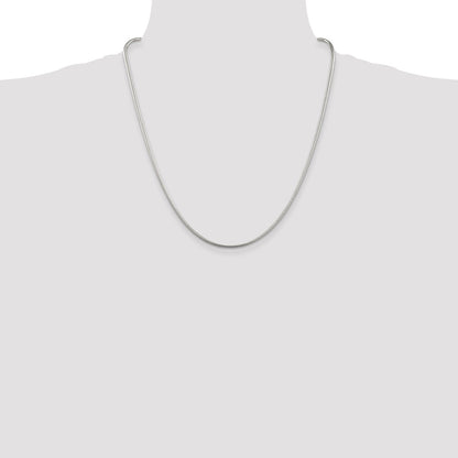Sterling Silver 2mm Snake Chain