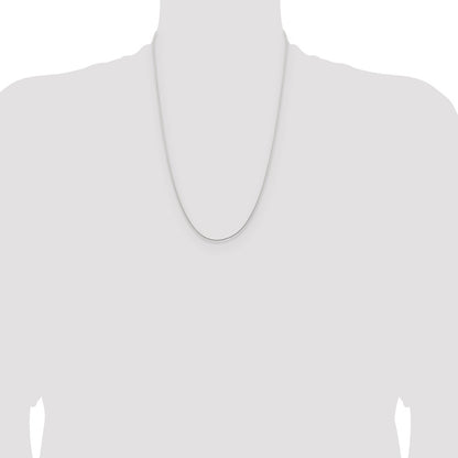 Sterling Silver 1mm Round Snake Chain