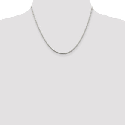 Sterling Silver 1.6mm Round Snake Chain
