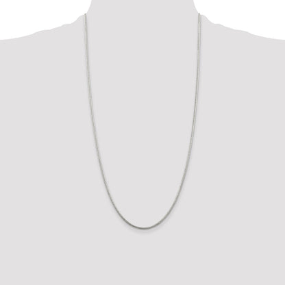 Sterling Silver 1.6mm Round Snake Chain
