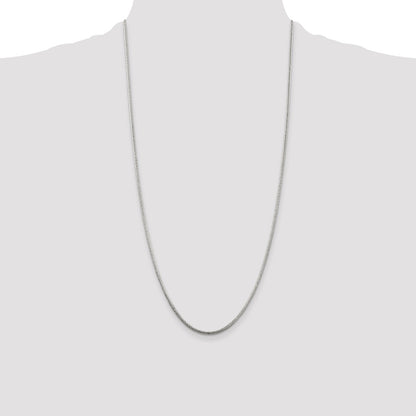 Sterling Silver 2mm Round Snake Chain