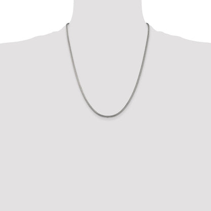 Sterling Silver 2.5mm Round Snake Chain