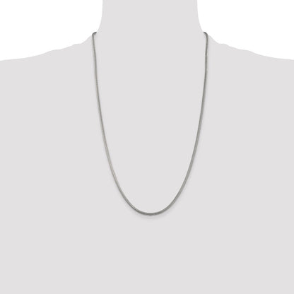 Sterling Silver 2.5mm Round Snake Chain
