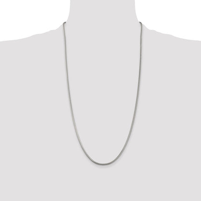 Sterling Silver 2.5mm Round Snake Chain