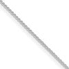 Sterling Silver Rhodium-plated 1mm Round Spiga Chain