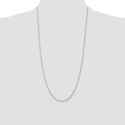 Sterling Silver 1.25mm Round Spiga Chain