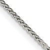 Sterling Silver 1.25mm Round Spiga Chain w/2in ext.