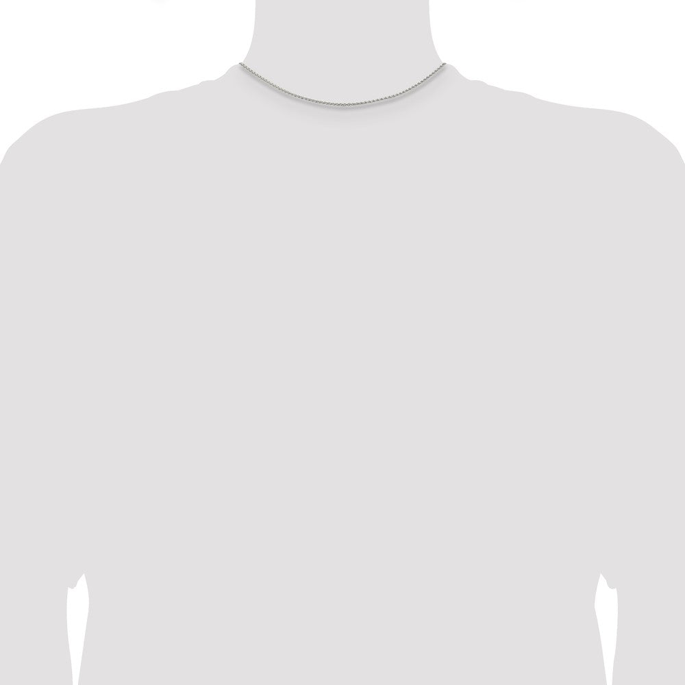 Sterling Silver 1.5mm Round Spiga Chain