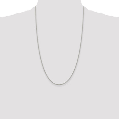 Sterling Silver 1.5mm Round Spiga Chain