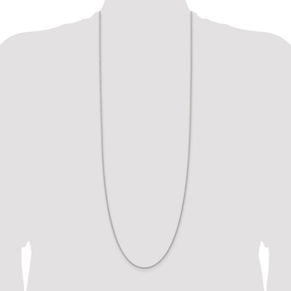 Sterling Silver 1.5mm Round Spiga Chain