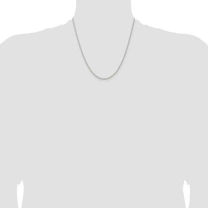 Sterling Silver 1.6mm Round Spiga Chain