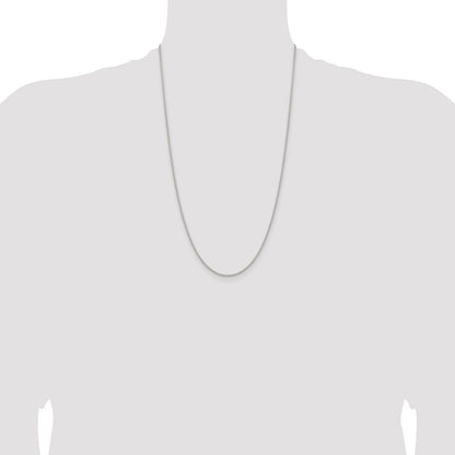 Sterling Silver 1.6mm Round Spiga Chain