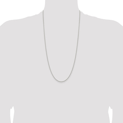 Sterling Silver 1.6mm Round Spiga Chain