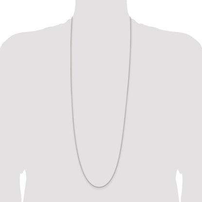 Sterling Silver 1.6mm Round Spiga Chain