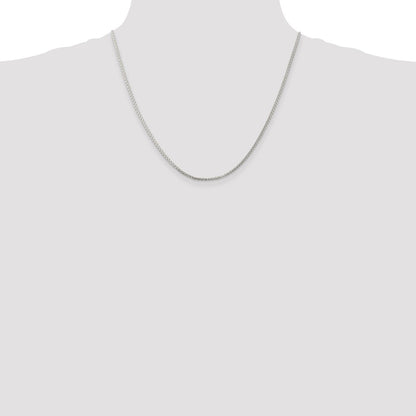 Sterling Silver 1.75mm Round Spiga Chain