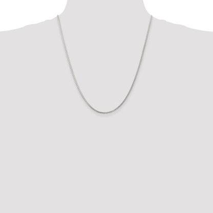 Sterling Silver 1.75mm Round Spiga Chain