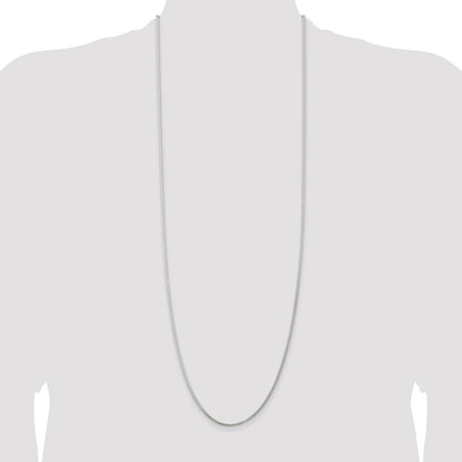 Sterling Silver 1.75mm Round Spiga Chain