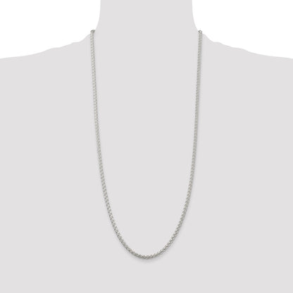 Sterling Silver 3mm Round Spiga Chain