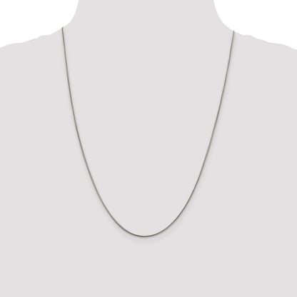 Sterling Silver .8mm Square Snake Chain