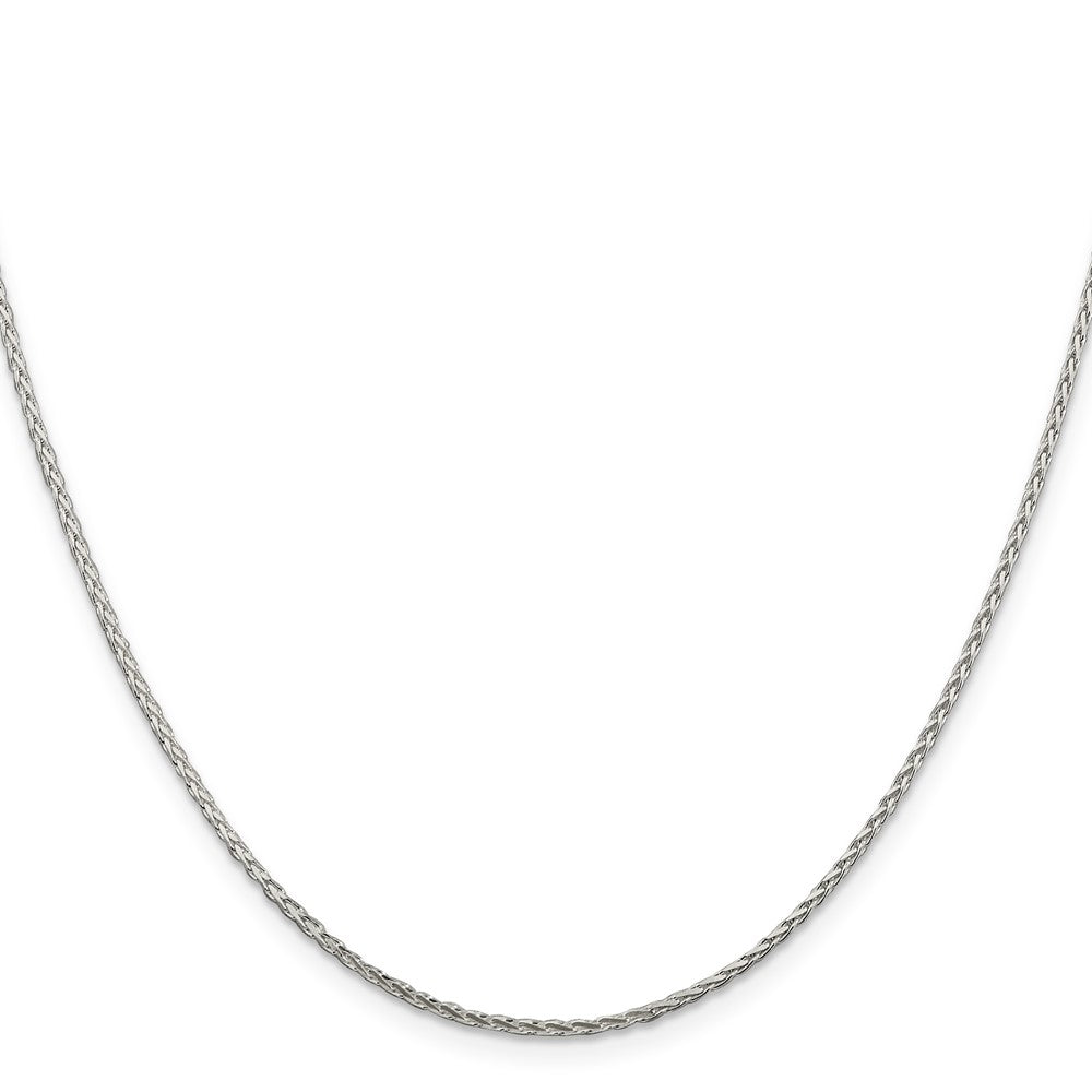 Sterling Silver 1.45mm Diamond-cut Round Spiga Chain w/4in ext.