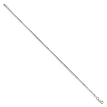 Sterling Silver 1.45mm Diamond-cut Round Spiga Chain