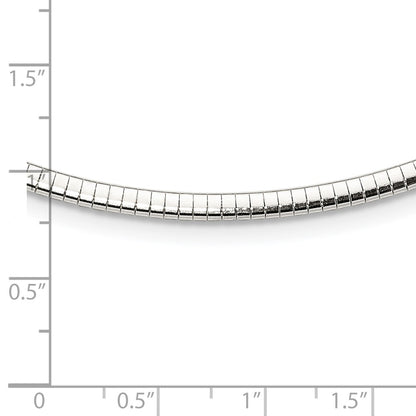 Sterling Silver 3mm Cubetto Necklace