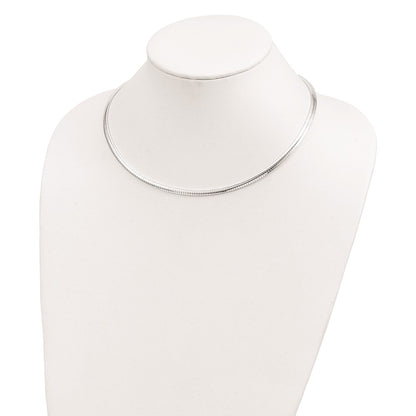 Sterling Silver 4mm Cubetto Necklace