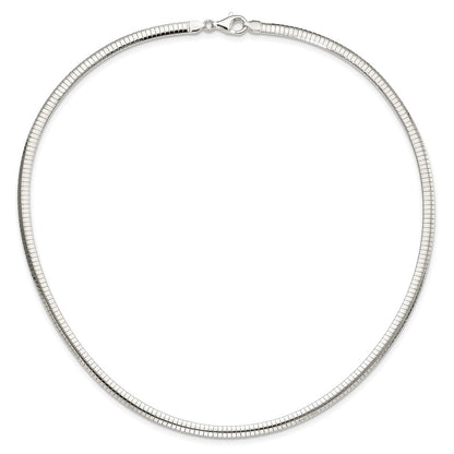 Sterling Silver 4mm Cubetto Necklace