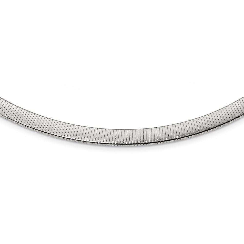 Sterling Silver Flash Gold-plate Reversible 5.75mm Cubetto Chain