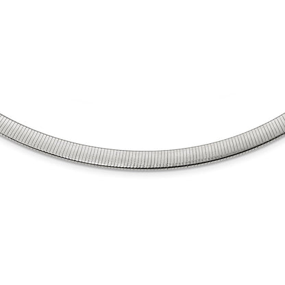Sterling Silver Flash Gold-plate Reversible 5.75mm Cubetto Chain