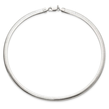 Sterling Silver Flash Gold-plate Reversible 5.75mm Cubetto Chain